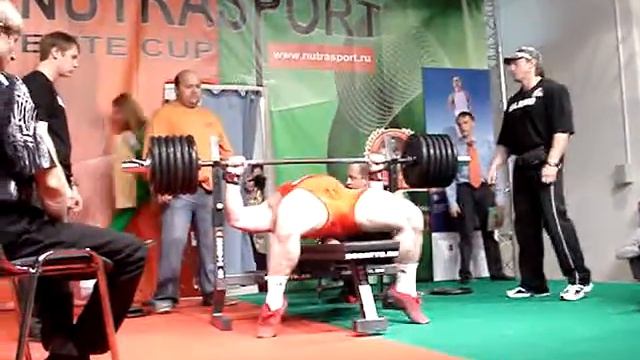 Дмитрий Касатов жим лежа 282,5 кг NUTRASPORT