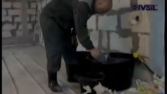 Обзор и нанесение наливного пола IVSIL TIE ROD (Ивсил Тай Род) смотреть онлайн