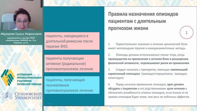 Персонифицированный подход к лечению хронической боли. Абузарова Г.Р. смотреть онлайн