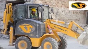 Мини экскаватор-погрузчик VENIERI VF1.33B - работа в стеснённых условиях внутри зданий.