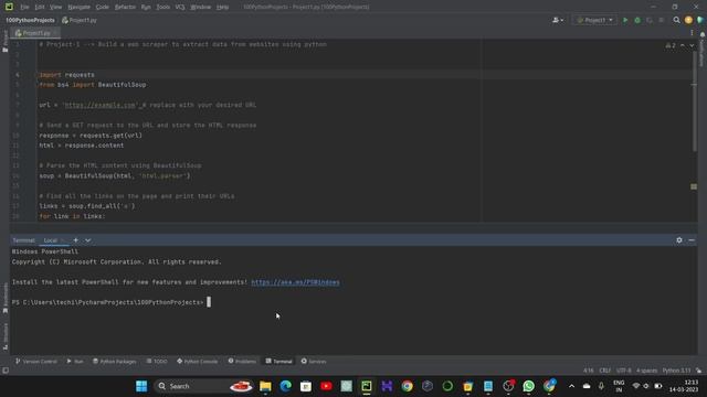 Project - 1 :  Web Scraper ?| 100 python projects | python tutorials  || @TechieSapien