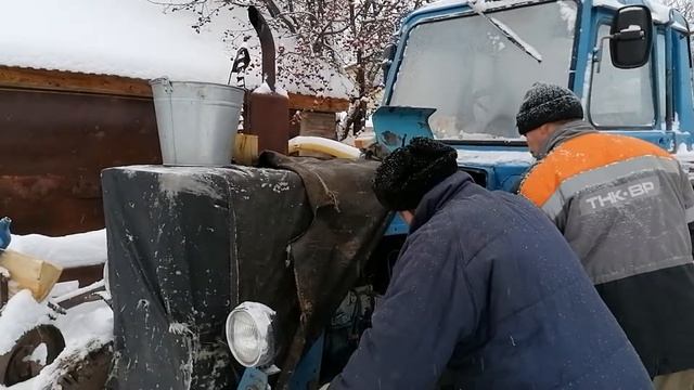 Запуск мтз в - 20. Как часики.