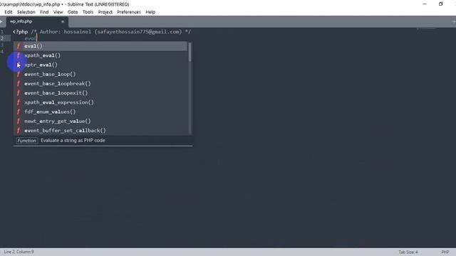 Encoding a PHP backdoor virus