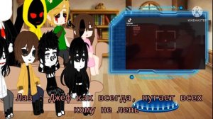 Реакция персонажей крипипасты на себя