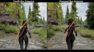 TESV: Skyrim - Mods: Vanargand Animations (Walk - Run) and Immersive Sprint Animations