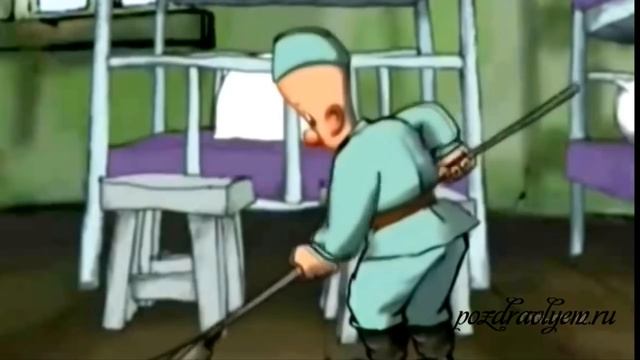 Прикольное поздравление мужчин с 23 февраля! смотреть онлайн