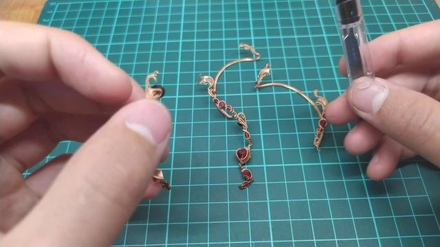 Кафф + серьги, своими руками!