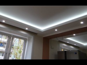 Как подключить Монтаж и Пайка Светодиодной Ленты своими руками на потолок из гипсокартона