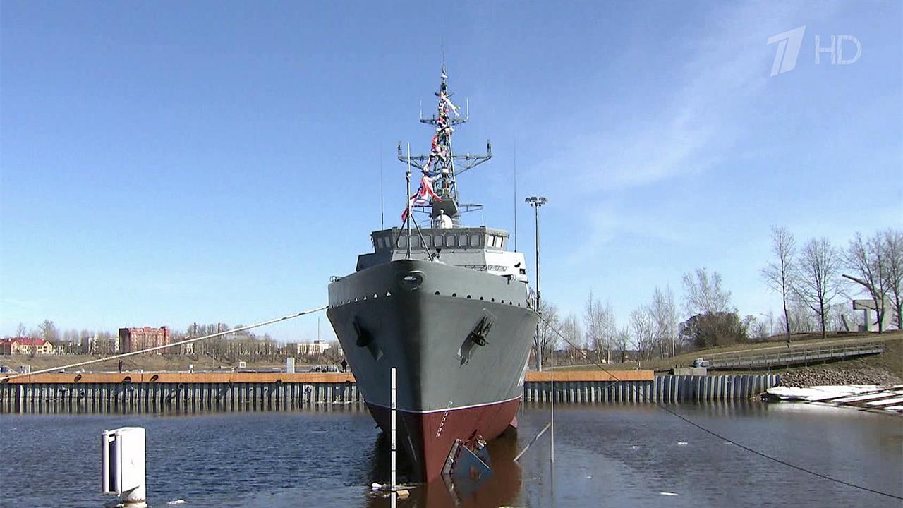 Корабль противоминной обороны нового поколения сегодня спустили на воду в Петербурге