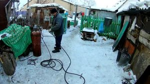 ОБЖИГ МЕДИ , обжигаем цветной металл , в ковше на т-25)))