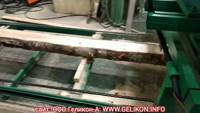 Бревнопильный брусовальный станок с подвижной кареткой СБ2п-1000 двухвальный  дисковый бревно 400 м