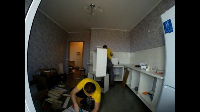Сборка и установка кухни сотрудниками МК Антарес