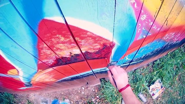 Уличный рисунок на спортивную тему/Street Art/Spotlight to sport life.?