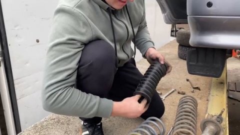 Замена задних стоек на ваз 2114