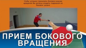 БОКОВЫЕ ПОДАЧИ: ТЕХНИКА ПРИЕМА (Видео-урок по приему боковых подач в настольном теннисе)