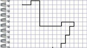 Гусь. Графический диктант по клеточкам.