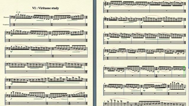 R.Rønnes 12 Virituoso Studies for Bassoon, no6.Virituose Study. смотреть онлайн