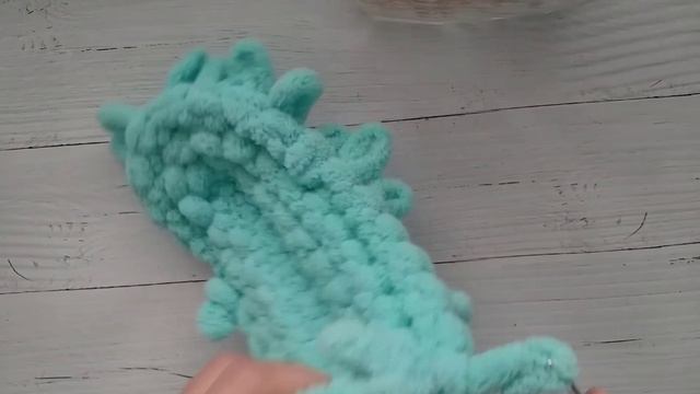МК тапочки из ализе пуффи.