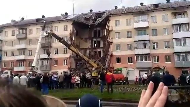 Кемеровская область город Междуреченск площадь весенняя обрушение жилого дома #?? смотреть онлайн