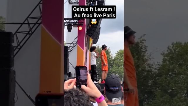 Osirus jack rejoins Lesram au Fnac Live Paris #osirusjack #lesram #rap #rapfr #rap2023 #fnac #paris