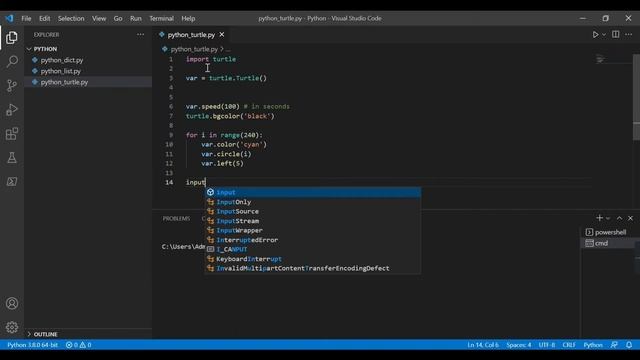 Python Turtle Graphics Module Trick 2022 #python #Turtle #2022