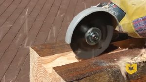 Уникальный диск по дереву для болгарки Graff Speedcutter 125  Безопасная резка дерева болгаркой