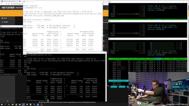 Hetzner Cloud - ARM64 versus x86 AMD64 @HetznerOnline смотреть онлайн