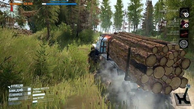 Spintires: MudRunner Карта «Вырубка Болот (Swamp Felling)»