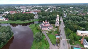 Старая Русса с высоты птичьего полета