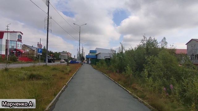 Russia #nord #2023 #лето Ямал Лабытнанги Иду пешком Рассуждаю (монолог) о жизни на севере, зарплата