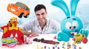 Дядя Бу и СМЕШАРИКИ: Игра в машинки с ЗОМБИ и ПРИЛИПАЛАМИ!