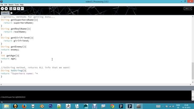 OOP Basics video 6 toString method смотреть онлайн