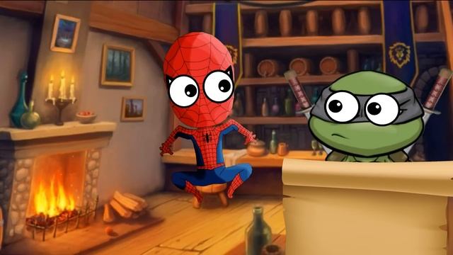 УЖАС НОЧНОЙ ШКОЛЫ! СТРАШИЛКИ для детей. СПАЙДЕР и НИНДЗЯГО! смотреть онлайн