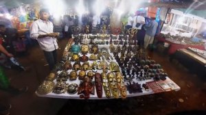 Туры по Индии. Ночной рынок в Гоа. Goa night market