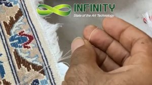 INFINITY RUG CARE | Adding the Tassel on a Persian Nain