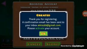 Как правильно зарегистрировать аккаунт в геометрии деш