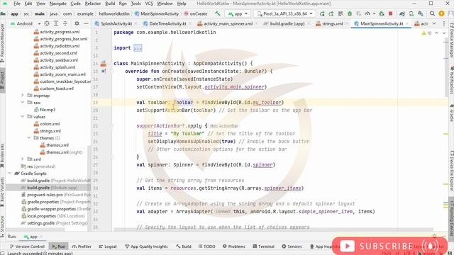 Kotlin Tutorial: ToolBar in Android with Example in Kotlin | #learnvibes #androiddevelopment