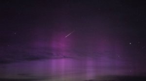 Полярное сияние в небе над Сосновкой (12-13 августа 2024 года)