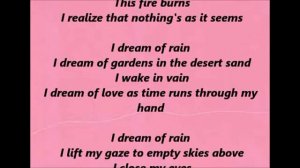 Desert rose - Lyrics