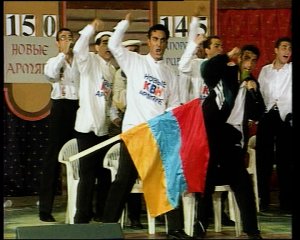 КВН Высшая лига 1998 Летний кубок Новые армяне Музыкалка