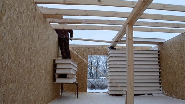 Укладываю межэтажное перекрытие в доме из СИП смотреть онлайн