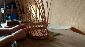 Плетеная подарочная корзина из ивы в форме сердца! Своими руками