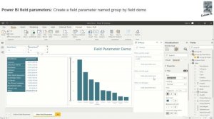 How to use Power BI field parameters