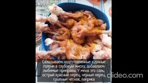 Шашлык из куриной голени