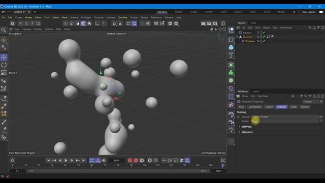 Создание абстракции в Cinema 4D tutorial