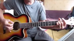 Pussy (Rammstein) cover acoustic guitar