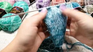 Поступление хлопковой пряжи // HIMALAYA DENIM // Обзор цветов + вязаные образцы))