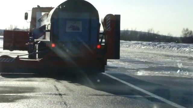 Чудо-уборка. Чем убрать лед, как не воздухом!.MPG смотреть онлайн