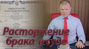 Расторжение брака в суде