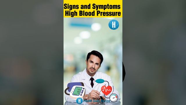 Signs and Symptoms of High Blood Pressure